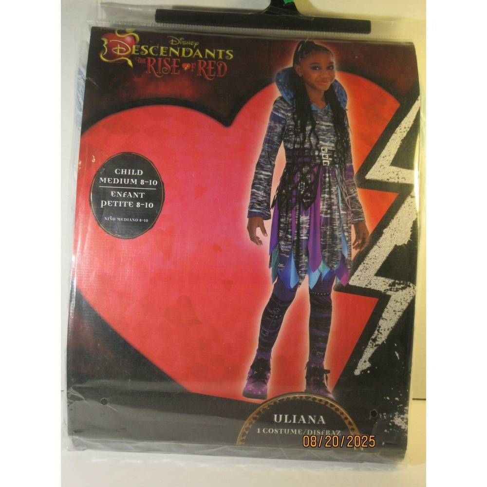 Disney Descendants Rise of Red Uliana Costume Child Medium 8-10 New